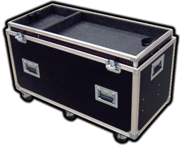 flight cases con bandejas